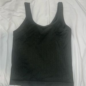 Dark green Target tank top. Super thick ribbed tank top!
